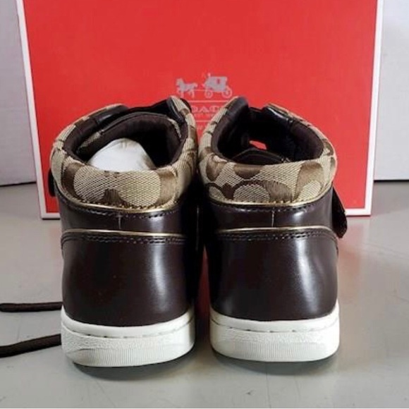 Coach Zany khaki/gold bootie size 11m - Picture 3 of 9